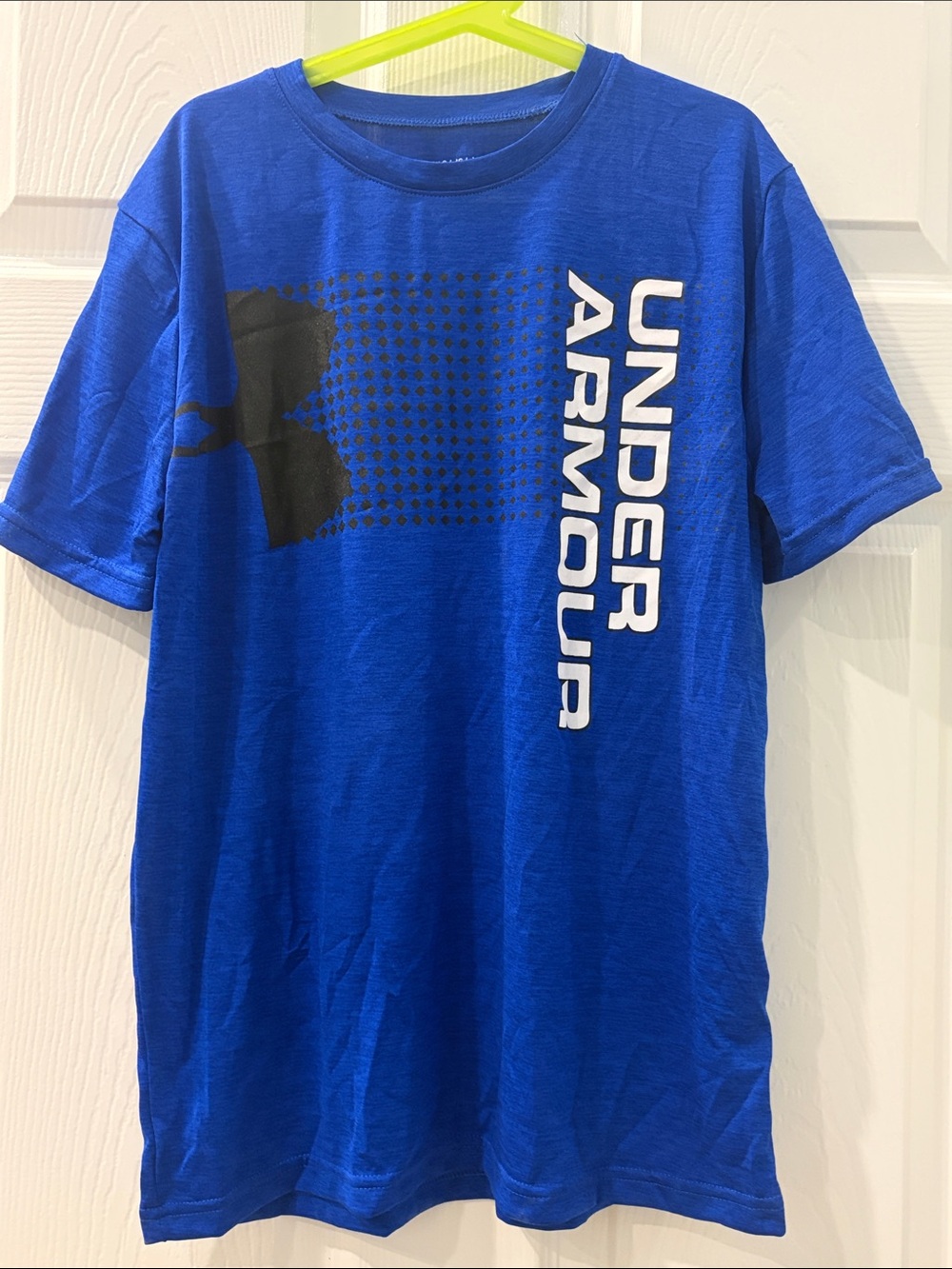 Under Armour Boy’s  Blue Logo Graphic T-Shirt NEW Size Large